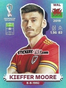 Sticker Kieffer Moore - FIFA World Cup Qatar 2022. Standard Edition - Panini