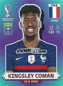 Sticker Kingsley Coman - FIFA World Cup Qatar 2022. Standard Edition - Panini