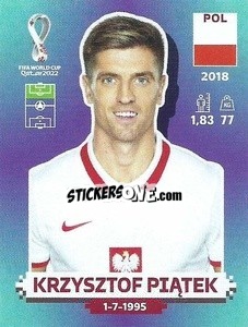 Cromo Krzysztof Piątek - FIFA World Cup Qatar 2022. Standard Edition - Panini