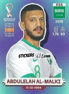 Figurina KSA13 Abdulelah Al-Malki - FIFA World Cup Qatar 2022. Standard Edition - Panini