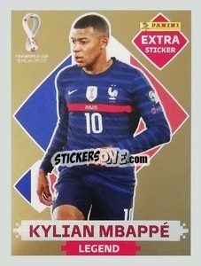 Sticker Kylian Mbappé (France) - FIFA World Cup Qatar 2022. Standard Edition - Panini