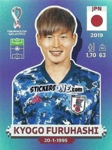 Sticker Kyogo Furuhashi - FIFA World Cup Qatar 2022. Standard Edition - Panini