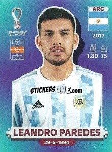 Cromo Leandro Paredes - FIFA World Cup Qatar 2022. Standard Edition - Panini