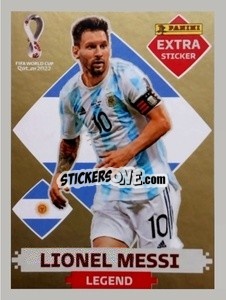 Sticker Lionel Messi (Argentina) - FIFA World Cup Qatar 2022. Standard Edition - Panini