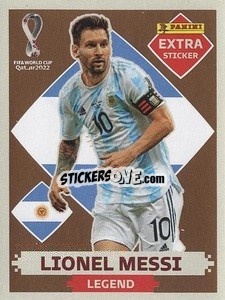 Figurina Lionel Messi (Argentina) - FIFA World Cup Qatar 2022. Standard Edition - Panini