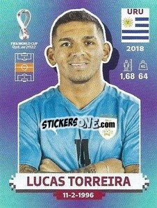 Cromo Lucas Torreira - FIFA World Cup Qatar 2022. Standard Edition - Panini