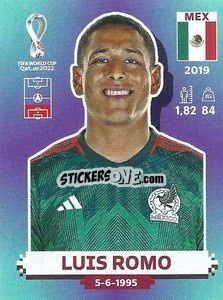 Sticker Luis Romo - FIFA World Cup Qatar 2022. Standard Edition - Panini