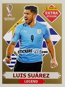 Figurina Luis Suárez (Uruguay) - FIFA World Cup Qatar 2022. Standard Edition - Panini