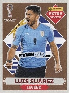 Figurina Luis Suárez (Uruguay) - FIFA World Cup Qatar 2022. Standard Edition - Panini