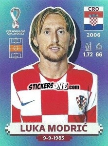 Sticker Luka Modrić - FIFA World Cup Qatar 2022. Standard Edition - Panini