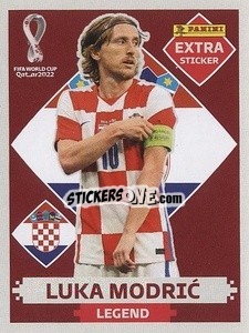 Figurina Luka Modrić (Croatia) - FIFA World Cup Qatar 2022. Standard Edition - Panini