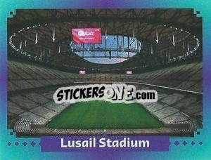Cromo Lusail Stadium indoor - FIFA World Cup Qatar 2022. Standard Edition - Panini