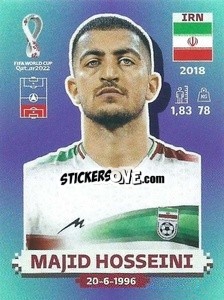 Sticker Majid Hosseini - FIFA World Cup Qatar 2022. Standard Edition - Panini
