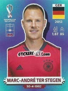 Figurina Marc-André ter Stegen - FIFA World Cup Qatar 2022. Standard Edition - Panini