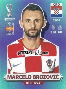 Cromo Marcelo Brozović - FIFA World Cup Qatar 2022. Standard Edition - Panini