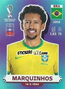 Sticker Marquinhos - FIFA World Cup Qatar 2022. Standard Edition - Panini