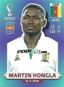 Sticker Martin Hongla - FIFA World Cup Qatar 2022. Standard Edition - Panini
