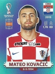 Cromo Mateo Kovačić - FIFA World Cup Qatar 2022. Standard Edition - Panini