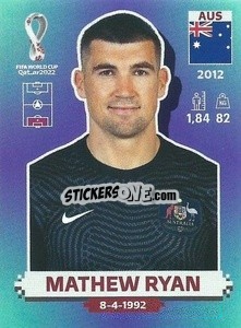 Sticker Mathew Ryan - FIFA World Cup Qatar 2022. Standard Edition - Panini