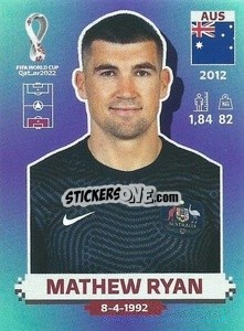 Cromo Mathew Ryan - FIFA World Cup Qatar 2022. Standard Edition - Panini