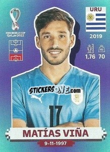 Sticker Matías Viña - FIFA World Cup Qatar 2022. Standard Edition - Panini