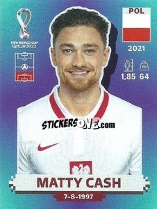 Sticker Matty Cash - FIFA World Cup Qatar 2022. Standard Edition - Panini