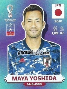 Figurina Maya Yoshida - FIFA World Cup Qatar 2022. Standard Edition - Panini