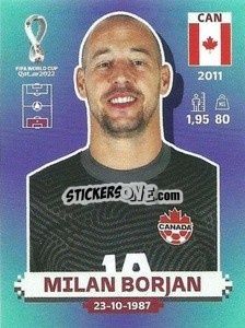 Cromo Milan Borjan - FIFA World Cup Qatar 2022. Standard Edition - Panini