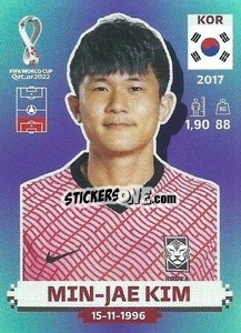 Figurina Min-jae Kim - FIFA World Cup Qatar 2022. Standard Edition - Panini