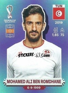 Sticker Mohamed Ali Ben Romdhane - FIFA World Cup Qatar 2022. Standard Edition - Panini