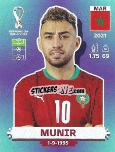 Figurina Munir - FIFA World Cup Qatar 2022. Standard Edition - Panini