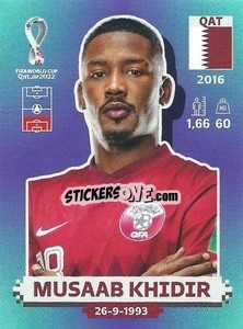 Cromo Musaab Khidir - FIFA World Cup Qatar 2022. Standard Edition - Panini