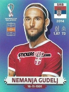 Sticker Nemanja Gudelj - FIFA World Cup Qatar 2022. Standard Edition - Panini