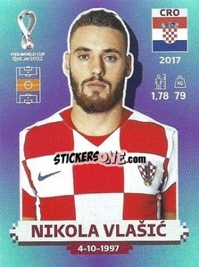 Sticker Nikola Vlašić - FIFA World Cup Qatar 2022. Standard Edition - Panini