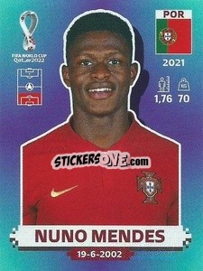 Figurina Nuno Mendes - FIFA World Cup Qatar 2022. Standard Edition - Panini