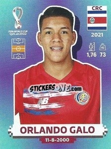 Sticker Orlando Galo - FIFA World Cup Qatar 2022. Standard Edition - Panini