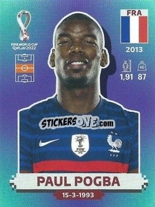 Cromo Paul Pogba - FIFA World Cup Qatar 2022. Standard Edition - Panini