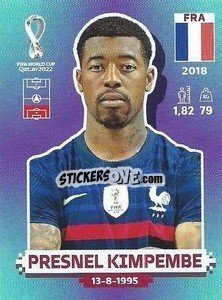 Sticker Presnel Kimpembe - FIFA World Cup Qatar 2022. Standard Edition - Panini