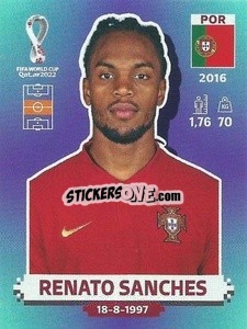 Figurina Renato Sanches - FIFA World Cup Qatar 2022. Standard Edition - Panini