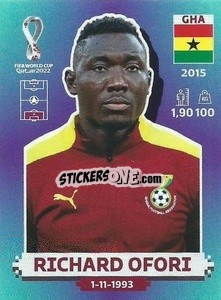 Figurina Richard Ofori - FIFA World Cup Qatar 2022. Standard Edition - Panini