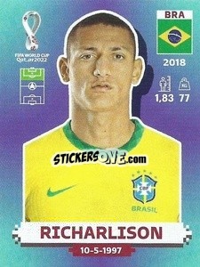 Sticker Richarlison - FIFA World Cup Qatar 2022. Standard Edition - Panini
