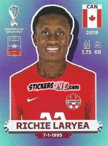 Cromo Richie Laryea - FIFA World Cup Qatar 2022. Standard Edition - Panini