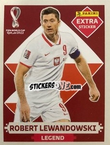 Sticker Robert Lewandowski (Poland) - FIFA World Cup Qatar 2022. Standard Edition - Panini