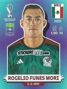 Cromo Rogelio Funes Mori - FIFA World Cup Qatar 2022. Standard Edition - Panini