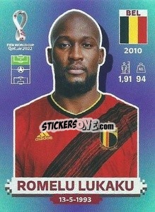 Sticker Romelu Lukaku - FIFA World Cup Qatar 2022. Standard Edition - Panini