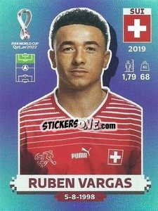 Sticker Ruben Vargas - FIFA World Cup Qatar 2022. Standard Edition - Panini