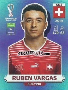 Figurina Ruben Vargas - FIFA World Cup Qatar 2022. Standard Edition - Panini