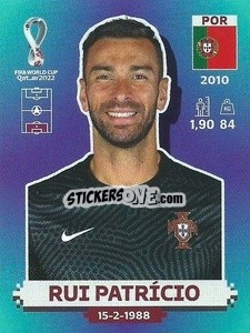 Figurina Rui Patrício - FIFA World Cup Qatar 2022. Standard Edition - Panini