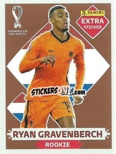 Cromo Ryan Gravenberch (Netherlands) - FIFA World Cup Qatar 2022. Standard Edition - Panini