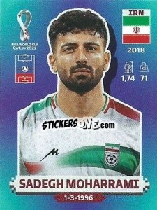 Figurina Sadegh Moharrami - FIFA World Cup Qatar 2022. Standard Edition - Panini